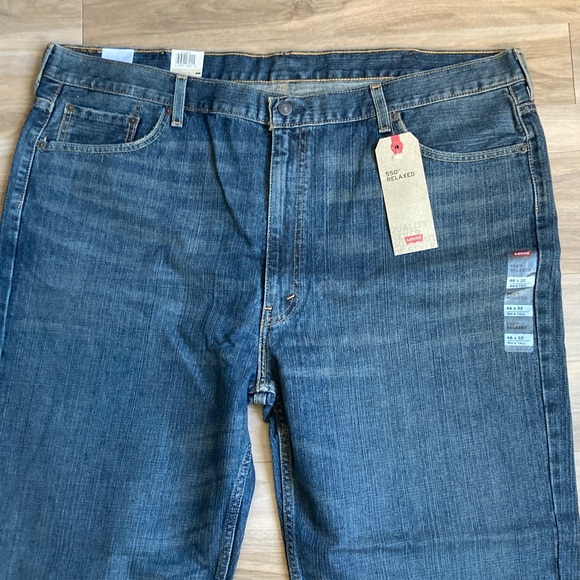 Levi’s 550 relaxed jean loose through thigh tapered leg cotton 46 X 32 - Picture 5 of 17